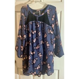 Free People Long Sleeve Tunic Dress